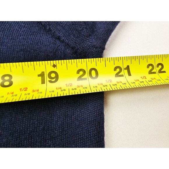 Johnnie-O Size Medium Mens Merino Wool Blend 1/4 Zip Embroidered Logo Sweater - Picture 2 of 10